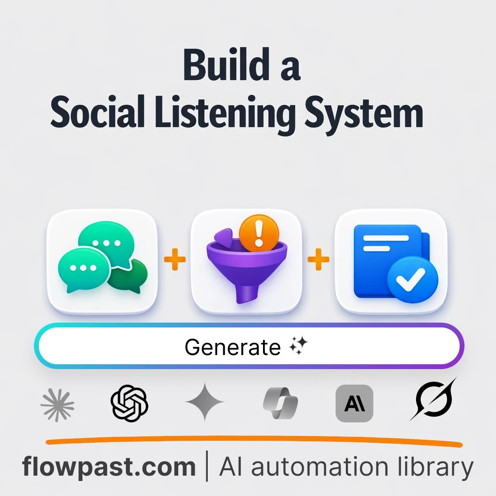 Build a Social Listening Blueprint with this AI Prompt - AI prompt template