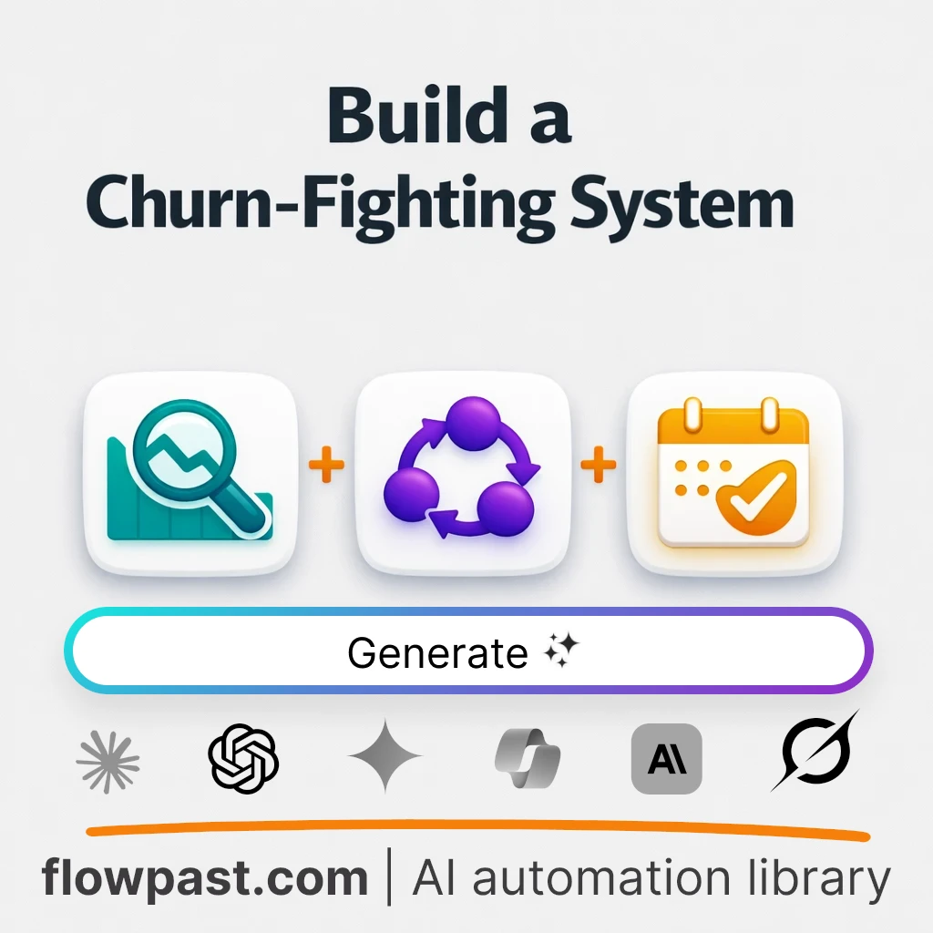 Build a Churn Reduction Playbook with this AI Prompt - AI prompt template