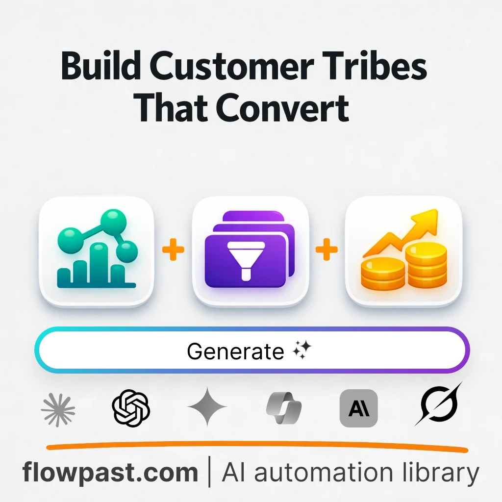 Create Customer Tribe Segmentation Blueprint AI Prompt - AI prompt template