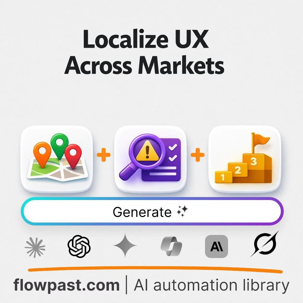 Build a Global UX Localization Roadmap with this AI Prompt - AI prompt template