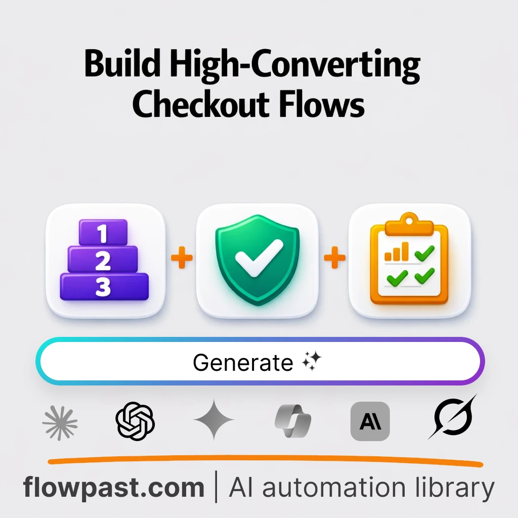 Design a Multi-Stage Checkout with this AI Prompt - AI prompt template