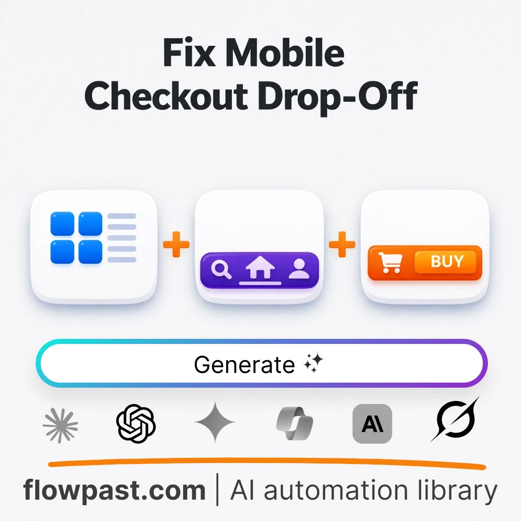 Build One-Hand Mobile E-commerce Navigation with this AI Prompt - AI prompt template