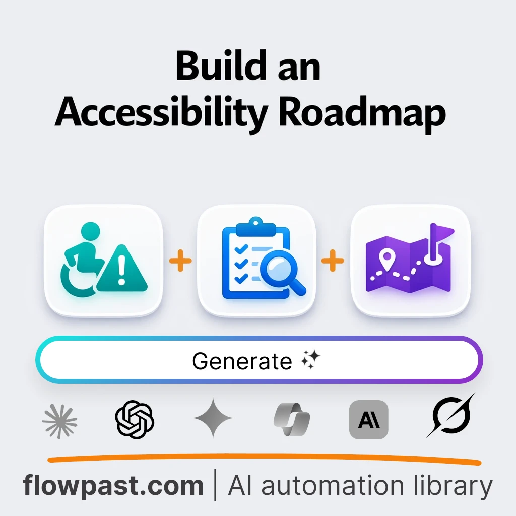 Accessibility Audit Playbook AI Prompt - AI prompt template