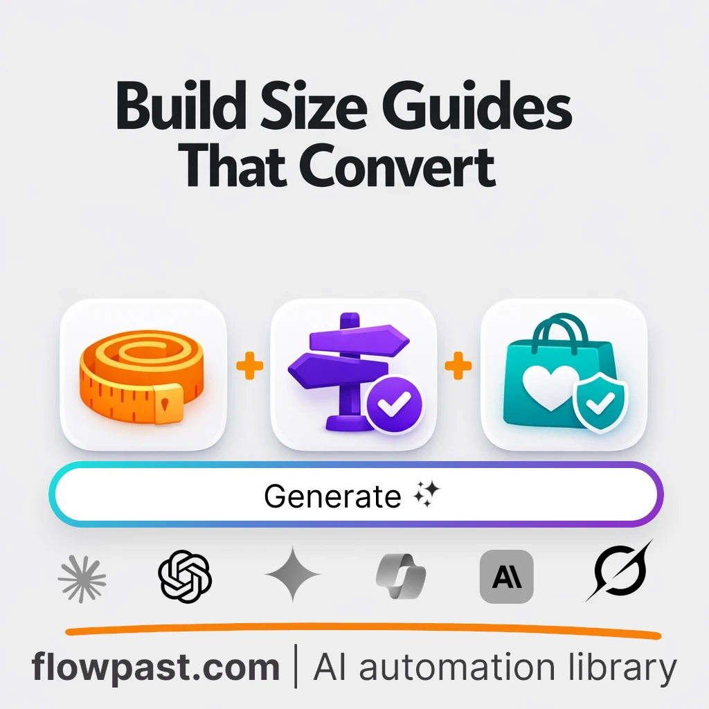 Create a Product Size Guide with this AI Prompt - AI prompt template