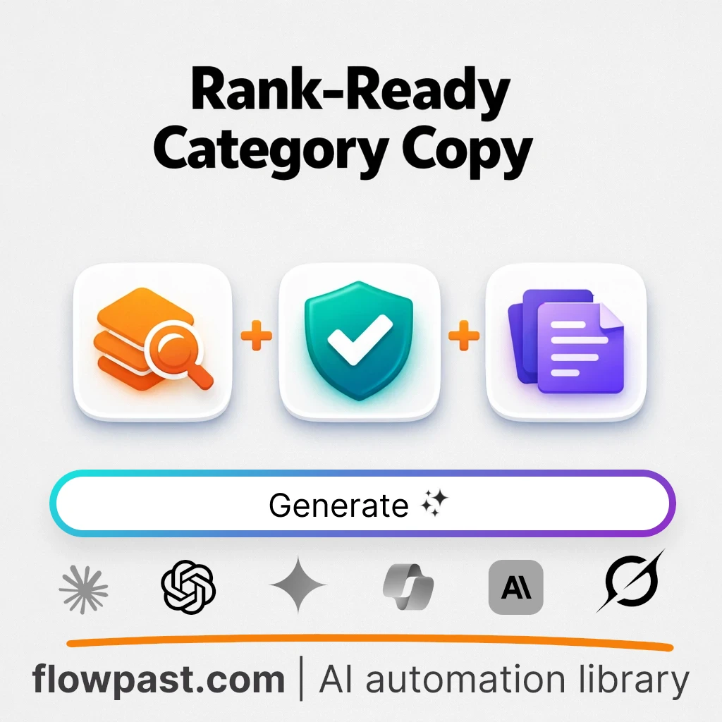 Write Category Page Copy That Converts AI Prompt - AI prompt template
