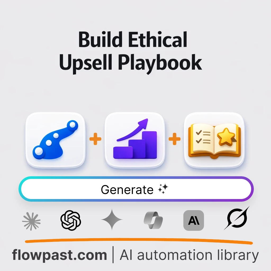 Build an Upsell and Cross-Sell Playbook with this AI Prompt - AI prompt template