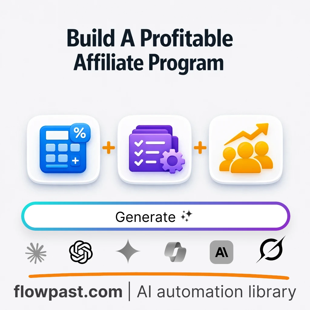 Build a High-Margin Affiliate Program with this AI Prompt - AI prompt template