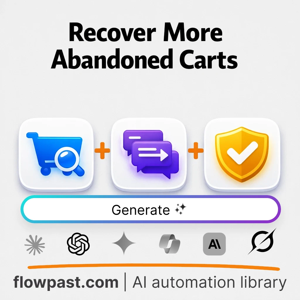 Build a Cart Recovery System with this AI Prompt - AI prompt template