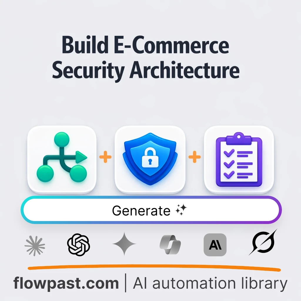 Build an E-commerce Security Architecture with this AI Prompt - AI prompt template