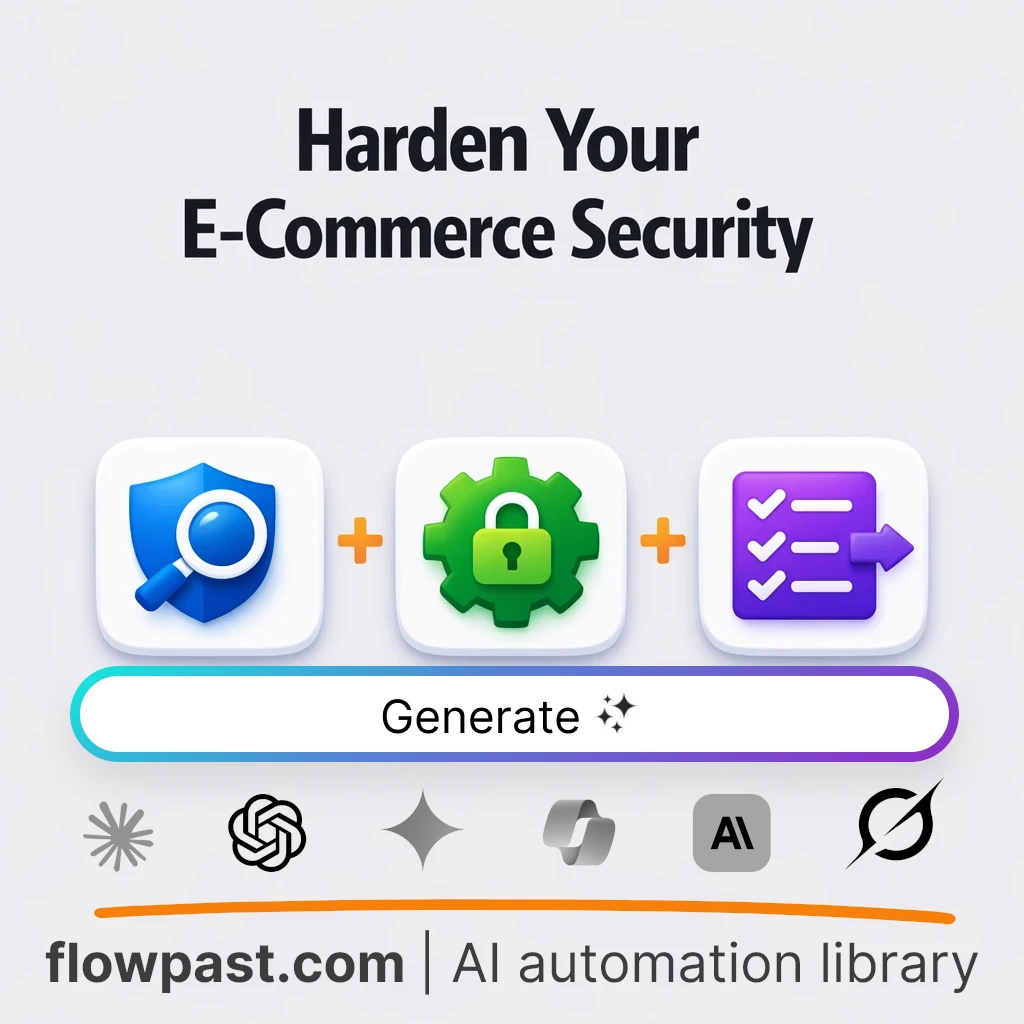 Build an E-commerce Security Action Plan AI Prompt - AI prompt template