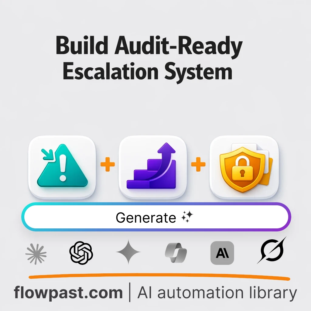 Design a Compliance Escalation System AI Prompt - AI prompt template