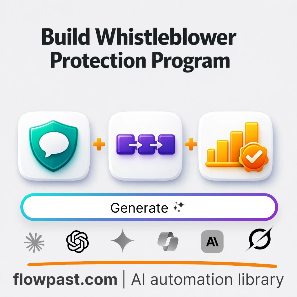 Build an OECD-Aligned Whistleblower Program AI Prompt - AI prompt template
