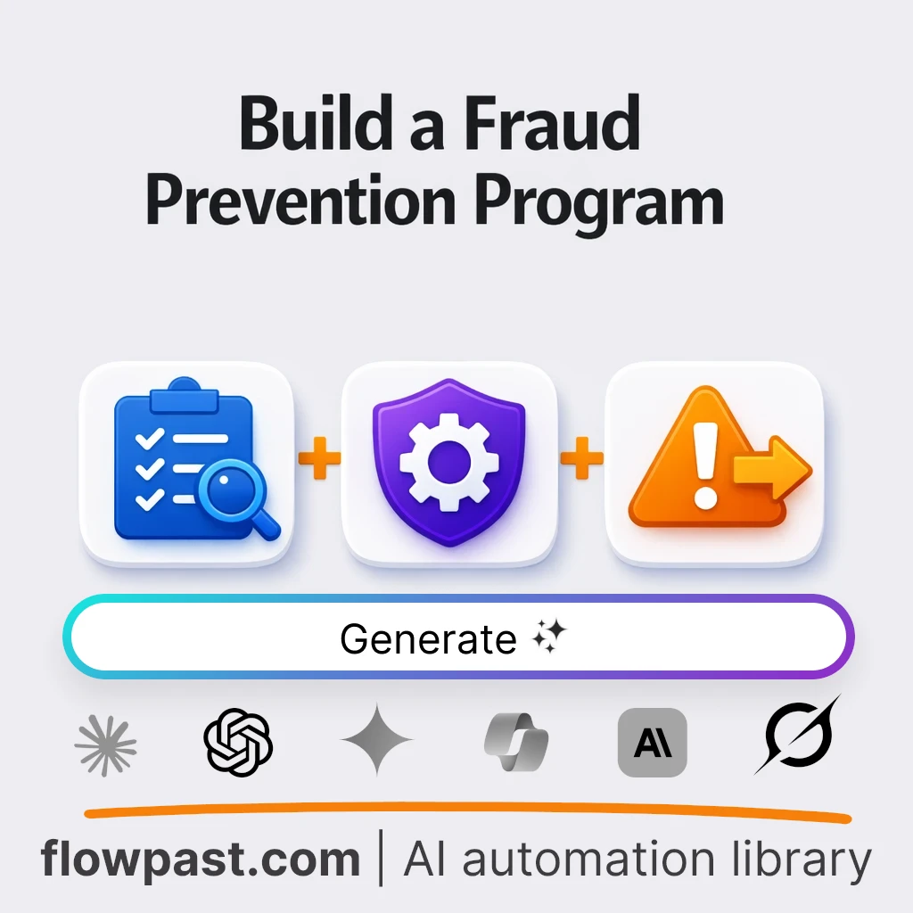 Build a Fraud Risk Assessment Plan with this AI Prompt - AI prompt template