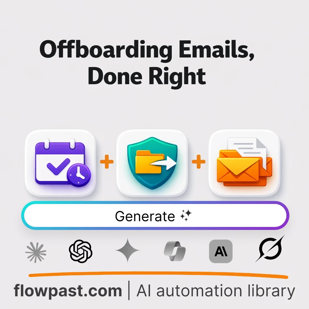 Create Employee Offboarding Email Templates AI Prompt - AI prompt template