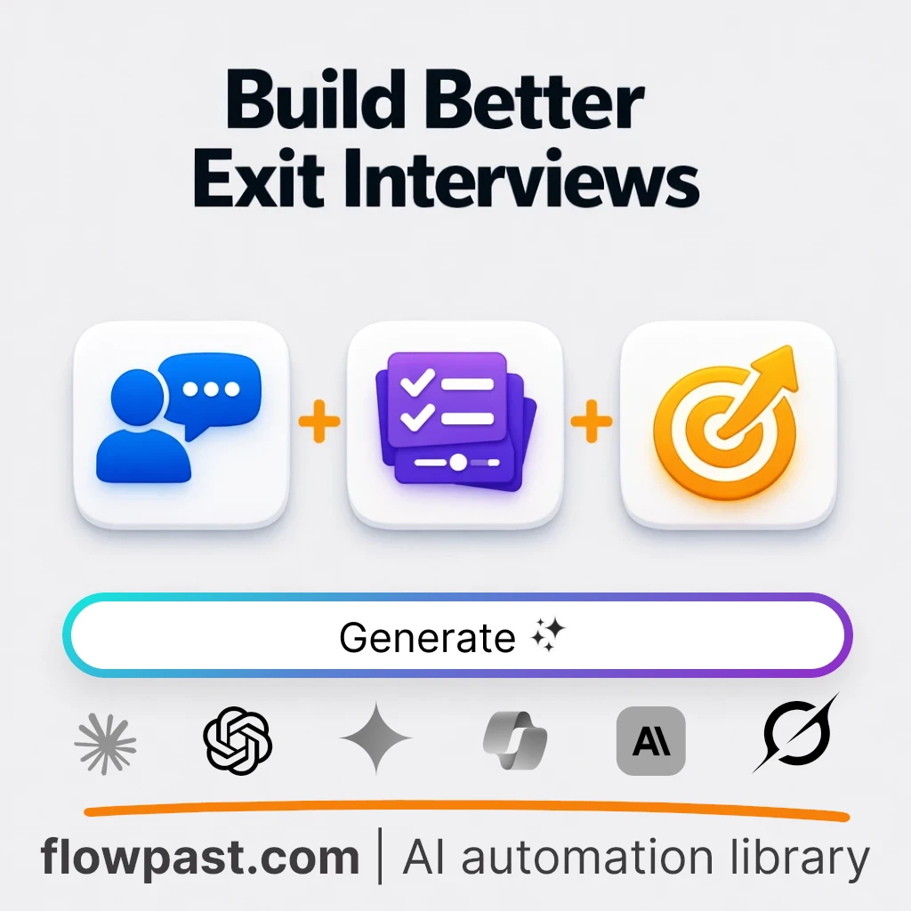 Build a SHRM-Aligned Exit Interview System AI Prompt - AI prompt template