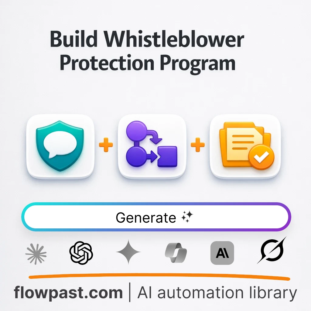 Build a Whistleblower Protection Rulebook with this AI Prompt - AI prompt template