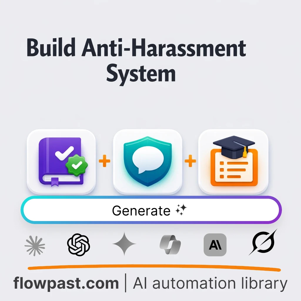 Build an Anti-Harassment Framework AI Prompt - AI prompt template