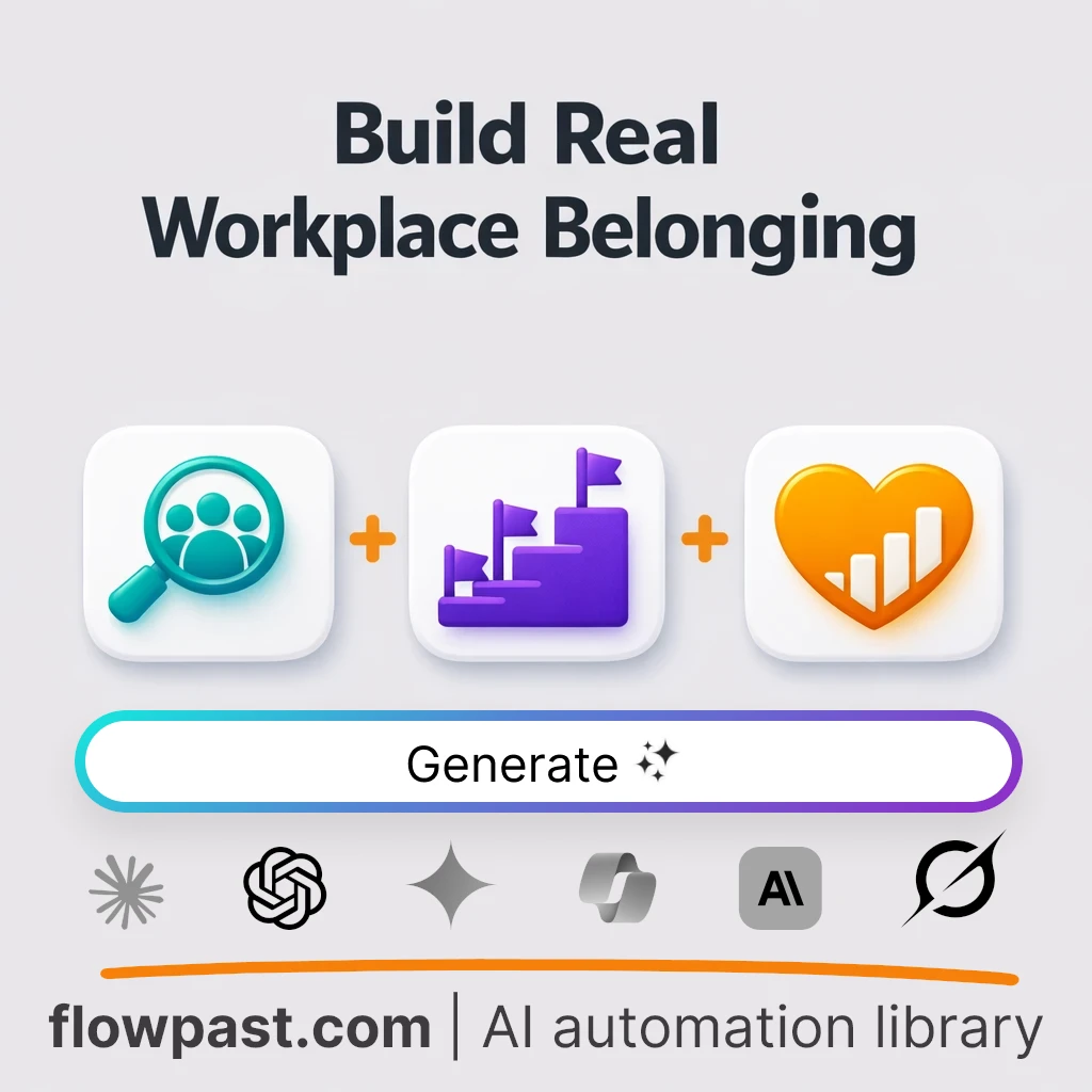Build a Workplace Belonging Roadmap with this AI Prompt - AI prompt template
