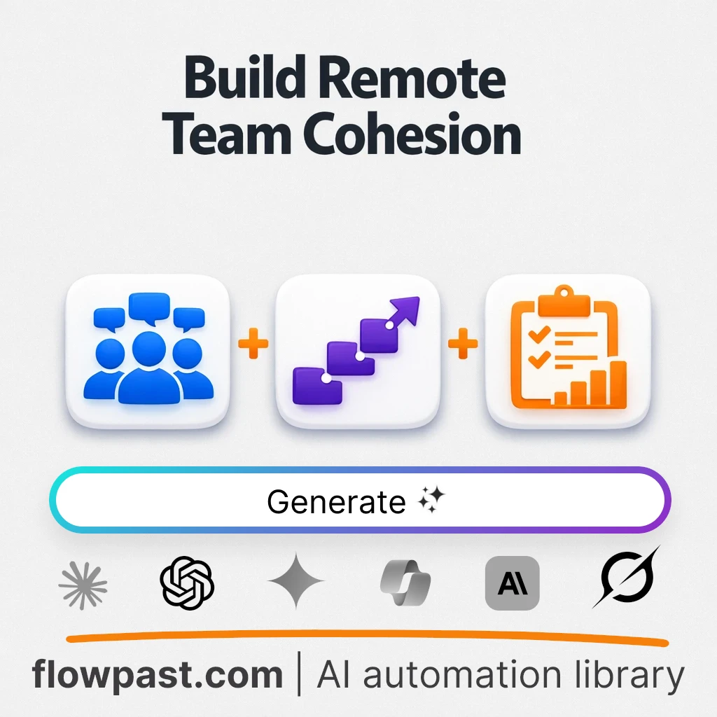 Build a Remote Team Bonding Roadmap with this AI Prompt - AI prompt template