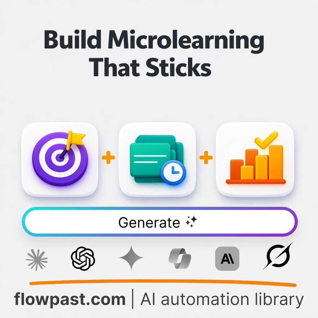 Build Microlearning Behavior Change Rollouts AI Prompt - AI prompt template