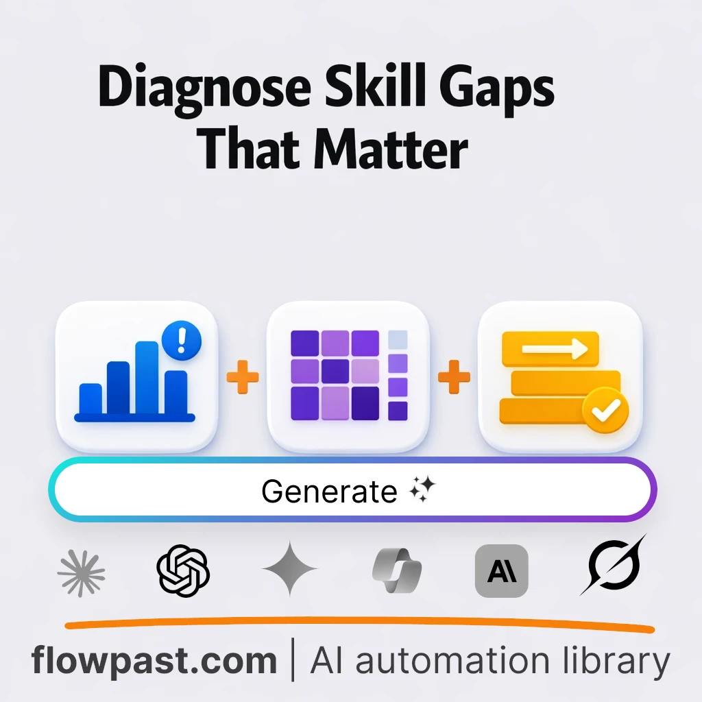 Build a Skill-Gap Diagnostic Roadmap AI Prompt - AI prompt template