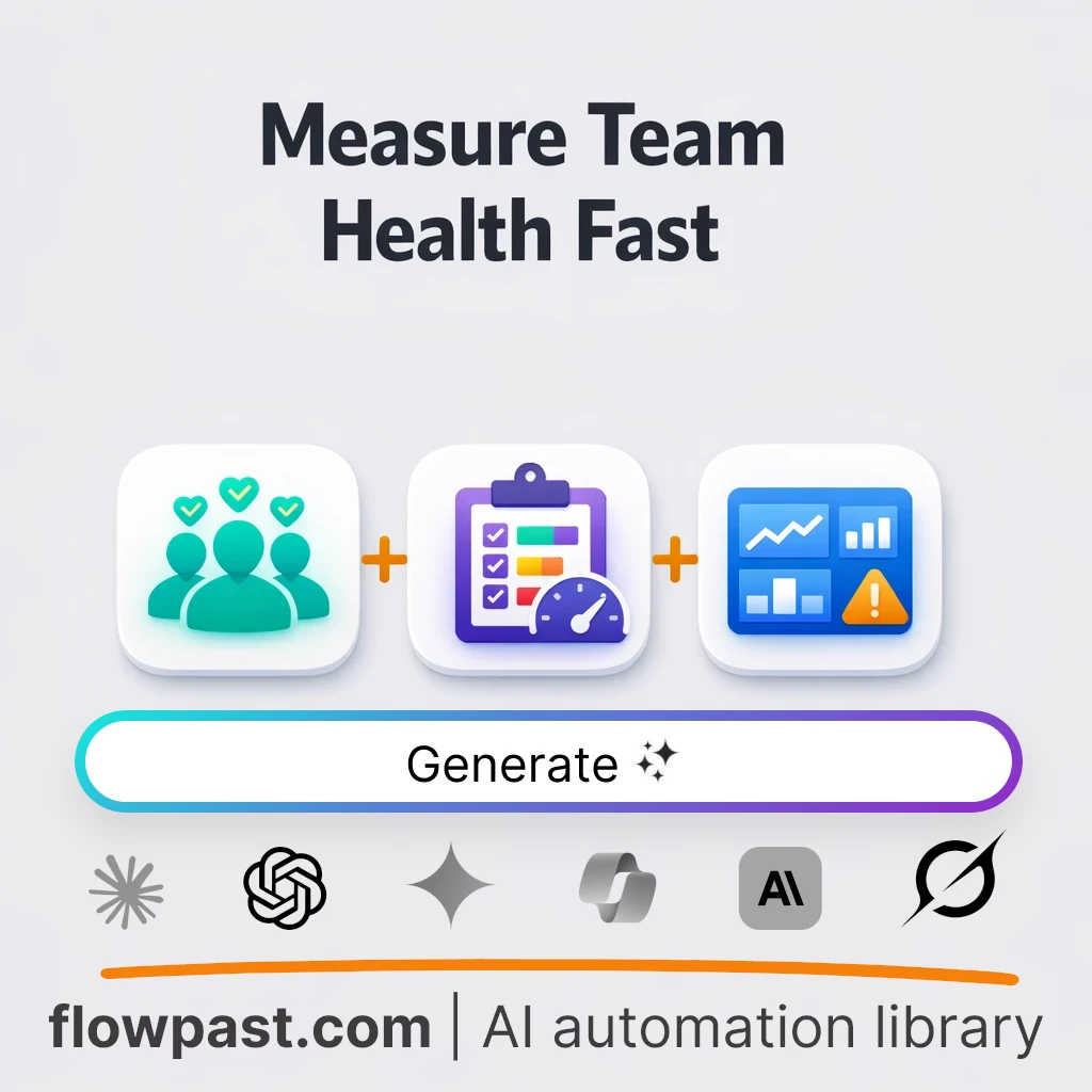 Build Team Cohesion Metrics with this AI Prompt - AI prompt template