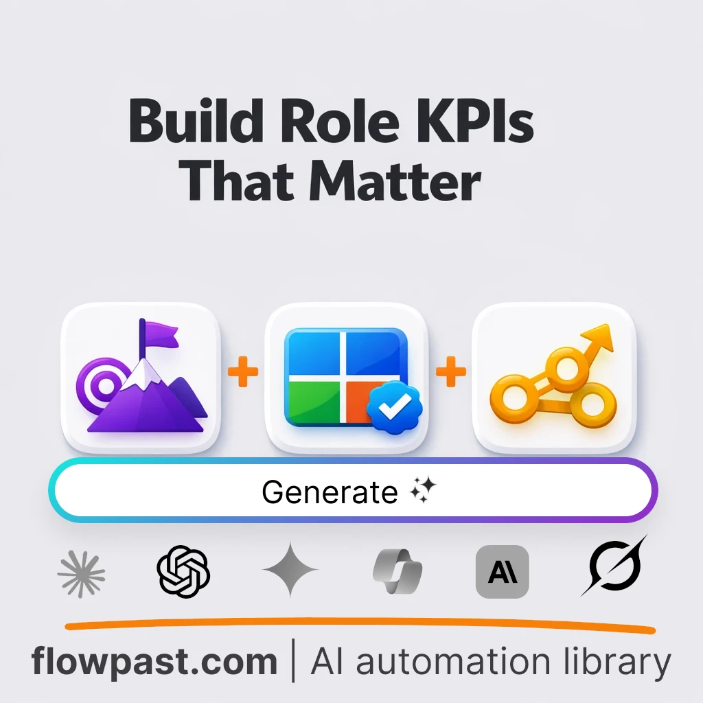 Role-Specific Balanced Scorecard KPIs AI Prompt - AI prompt template