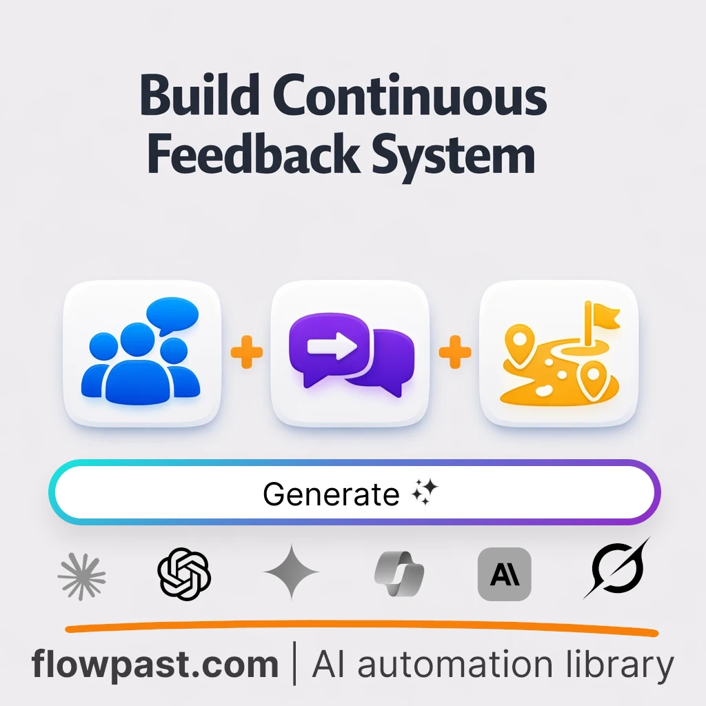 Build a Continuous Feedback Operating Model AI Prompt - AI prompt template