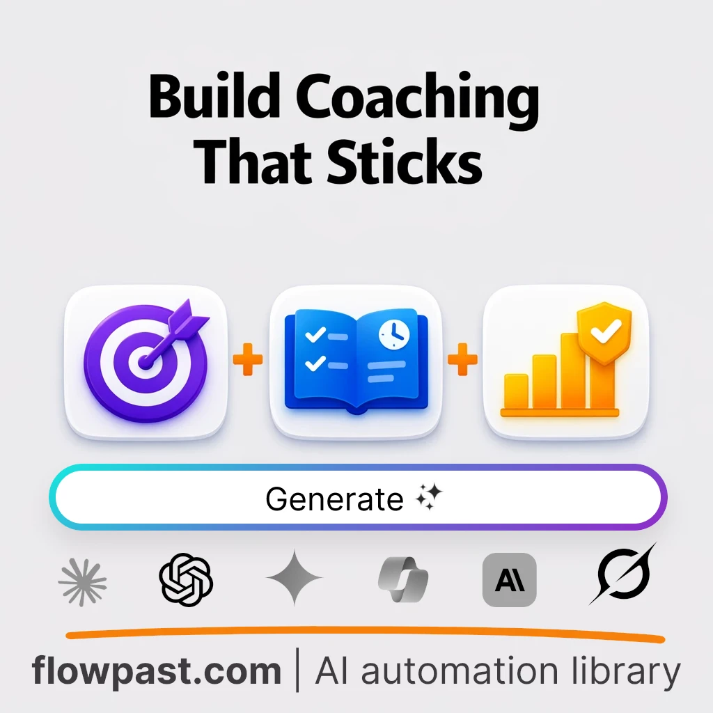 Build a GROW Coaching Program Blueprint with this AI Prompt - AI prompt template