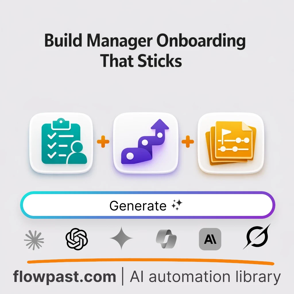 Create Manager Onboarding Blueprint with this AI Prompt - AI prompt template
