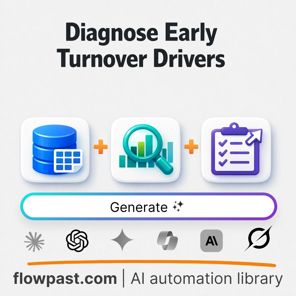 Build a Turnover Diagnostic Report with this AI Prompt - AI prompt template