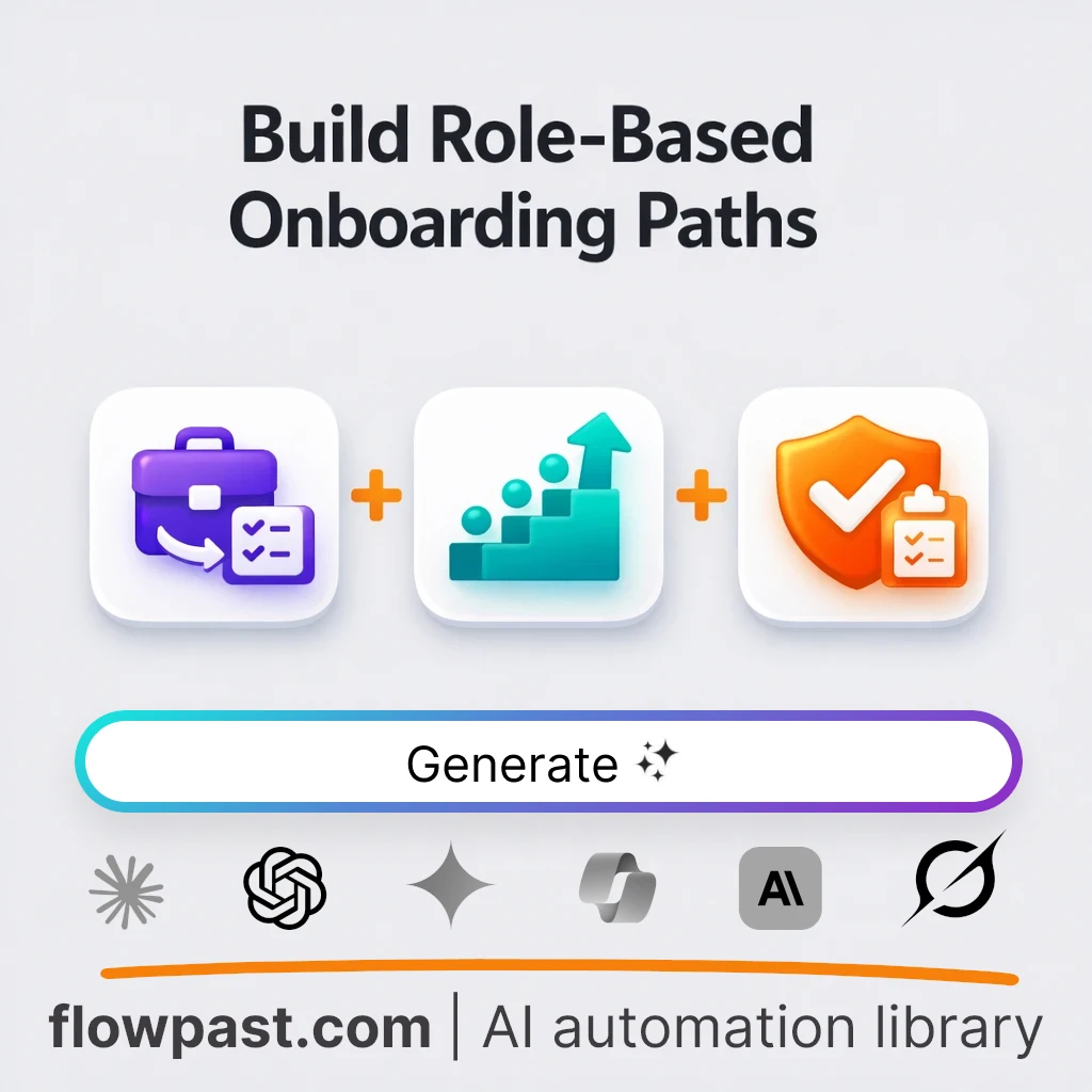Build a Role-Based Onboarding Blueprint AI Prompt - AI prompt template