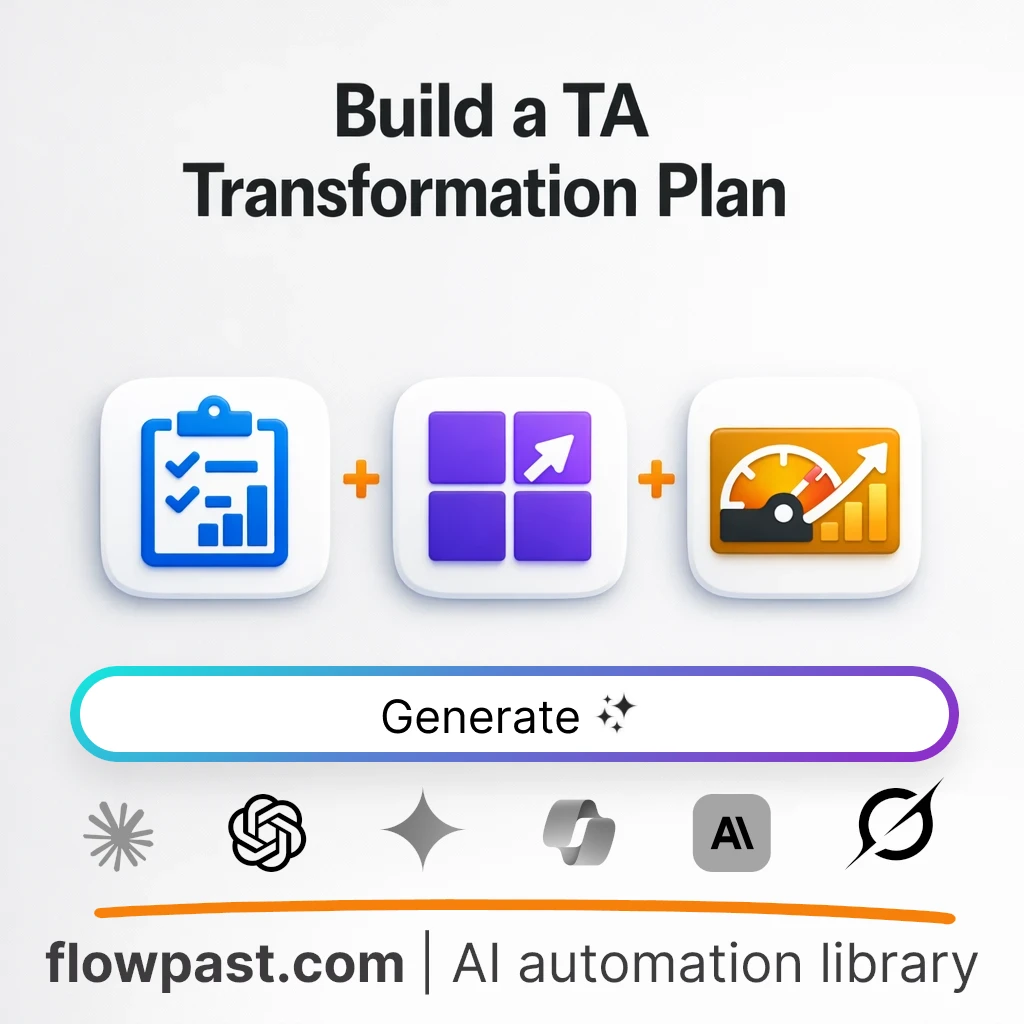 Build a Talent Acquisition Transformation Plan AI Prompt - AI prompt template