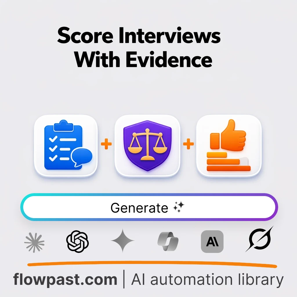 Build Bar-Raiser Interview Scorecards with this AI Prompt - AI prompt template