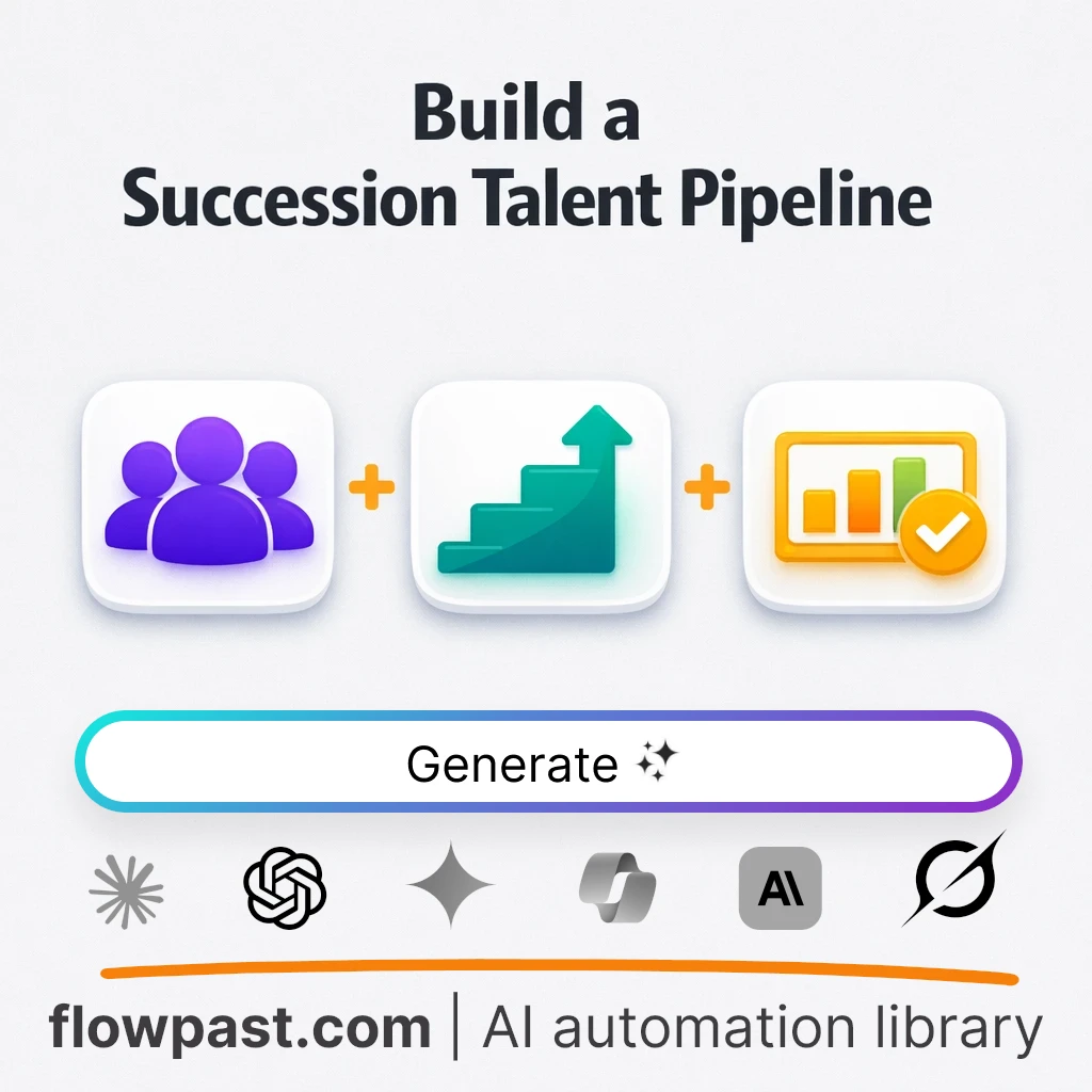 Build a Succession Bench Blueprint with this AI Prompt - AI prompt template
