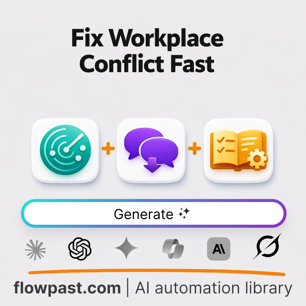 Build a Workplace Conflict Playbook with this AI Prompt - AI prompt template