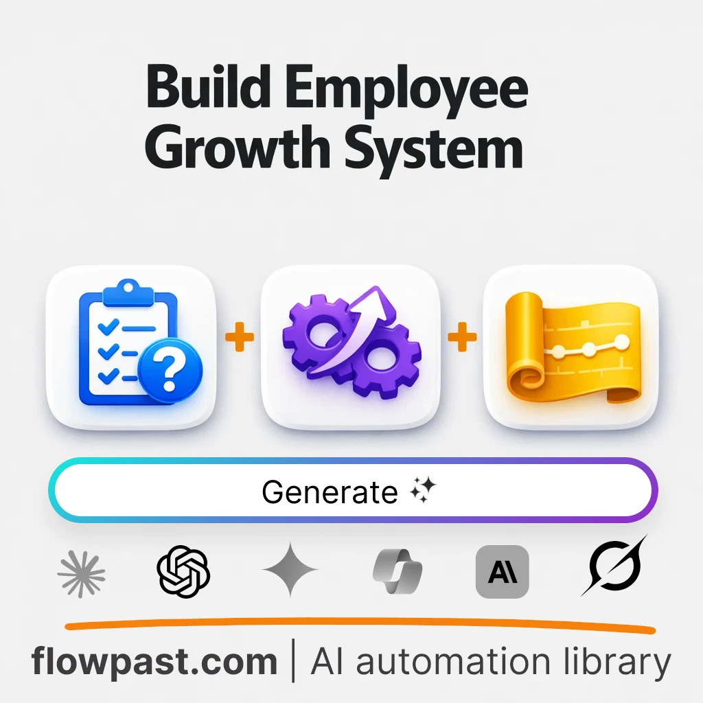 Build a Professional Growth Operating System AI Prompt - AI prompt template