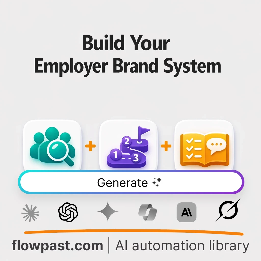 Build an Employer Brand Roadmap with this AI Prompt - AI prompt template